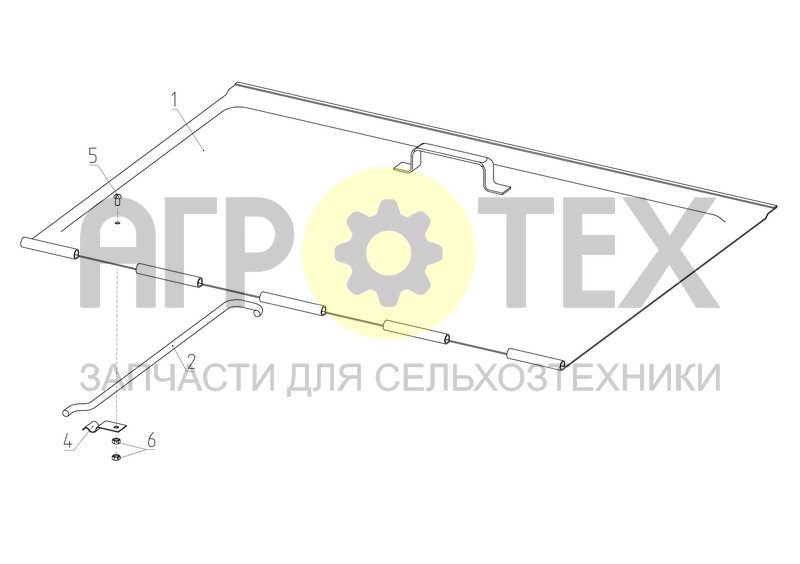 Чертеж Крышка (РСМ-100.05.00.690А)